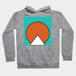 Pyramid in Circle Square Hoodie